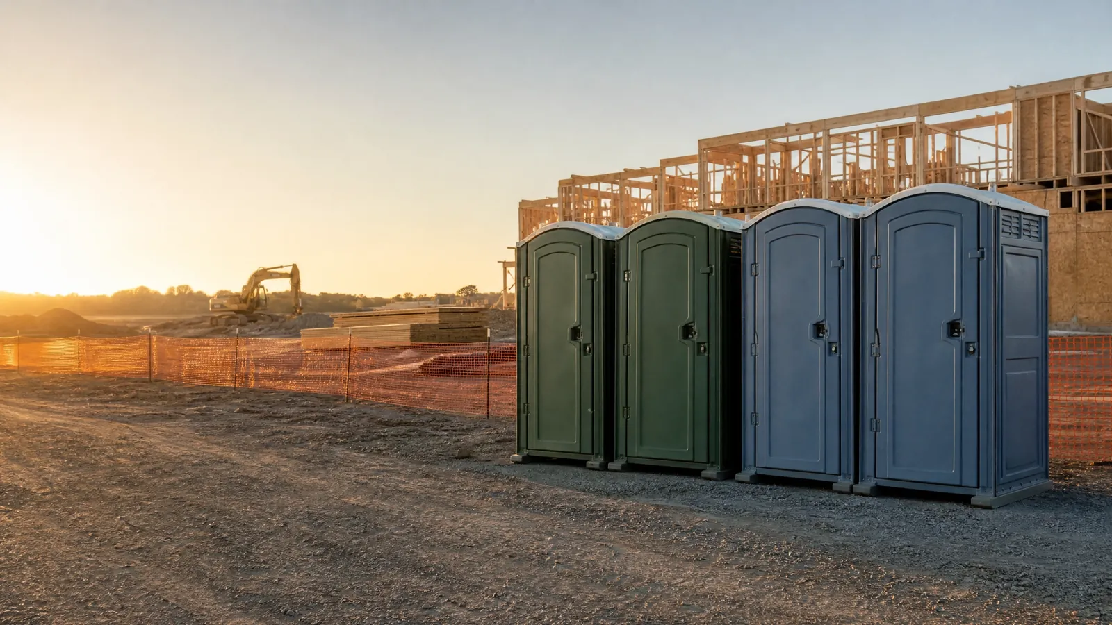 Accessible portable restrooms for inclusive access portable sanitation setup